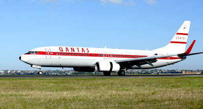 Авиакомпания Qantas ретро-стиль
